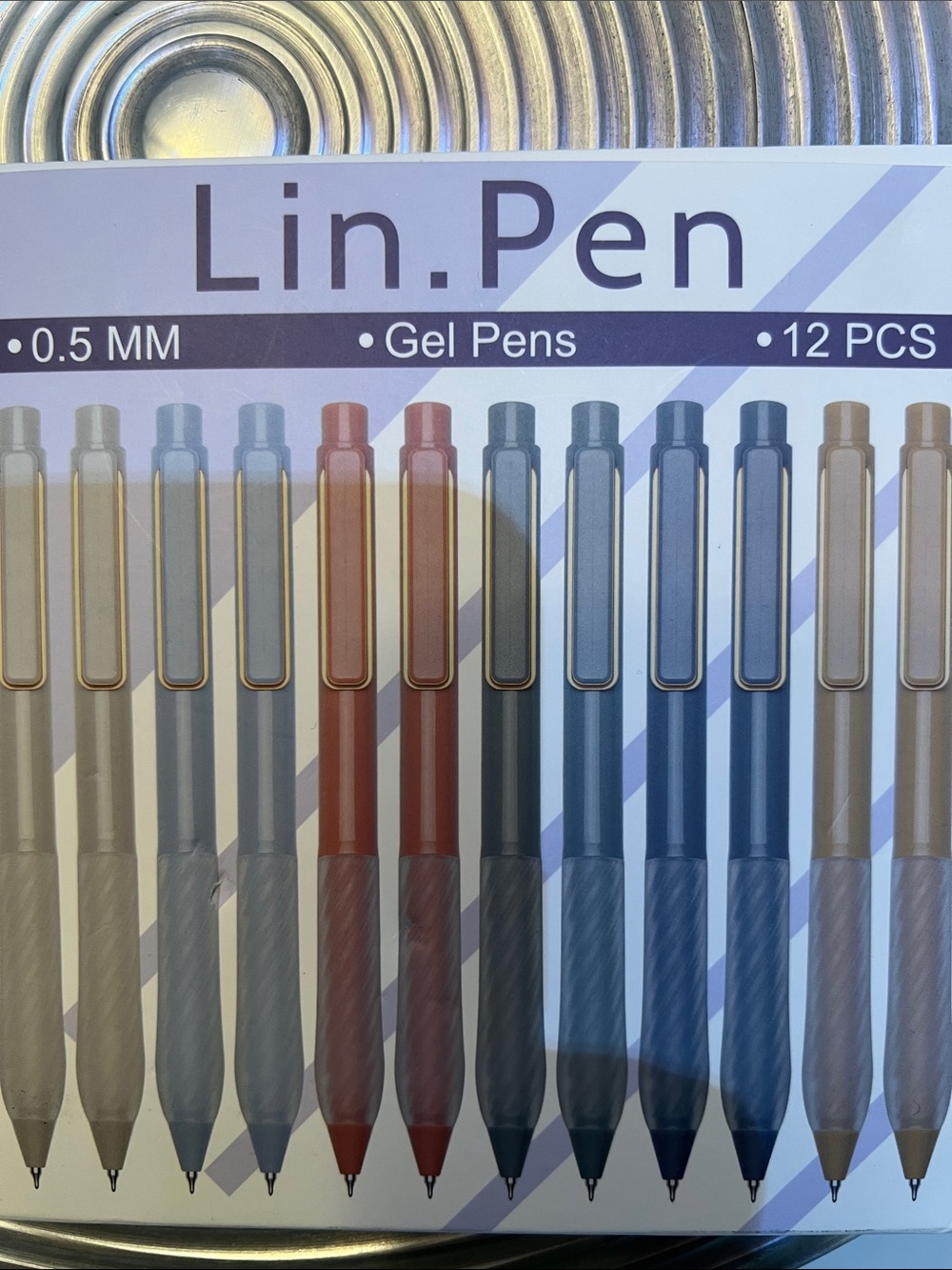 Lin. pen 12 pcs 0.5mm Gel Pens